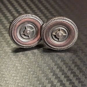 Foster Silver Tone Cufflinks
